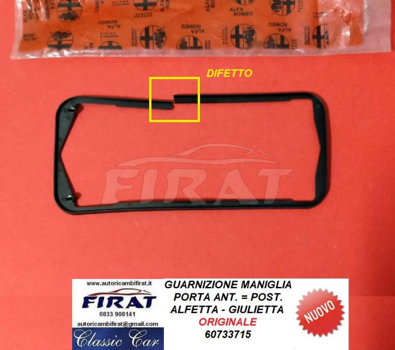 GUARNIZIONE MANIGLIA PORTA ALFETTA (60733715)